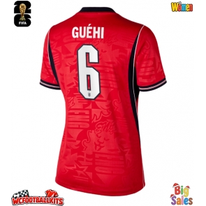 England Marc Guehi #6 Replica Away Stadium Shirt for Women World Cup 2026 Short Sleeve